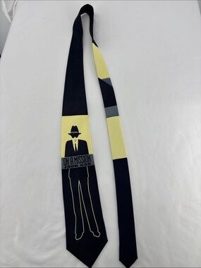 Jonathan David Blues Brothers Mens Movie Mission God Jake Elwood Black Necktie